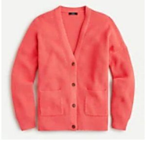 J. Crew NWT XL V-neck cotton-cashmere cardigan sweaters / SOLD